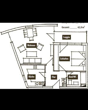 Foto - Großzügige 2 Zimmer-Wohnung, KN-Allmannsd.