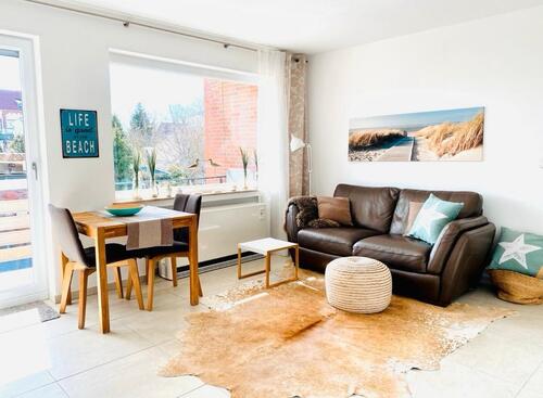 Foto - moderne, helle Ferienwohnung auf Borkum mit Balkon, 2 Erwachsene