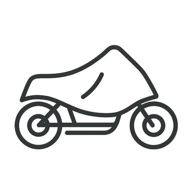 Foto - Motorrad Unterstell möglichkeit für die Wintersaison