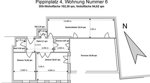 Foto - 3 Zimmer Etagenwohnung zum Kaufen in Gauting