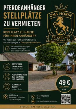 Foto - Stellplatzfäche für Pferdeanhänger in 37079 zu vermieten.