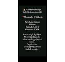 Mietwohnung - 1.745,00&nbsp;EUR Kaltmiete, ca.&nbsp; 86,37&nbsp;m&sup2; in Berlin (PLZ: 13599) Spandau