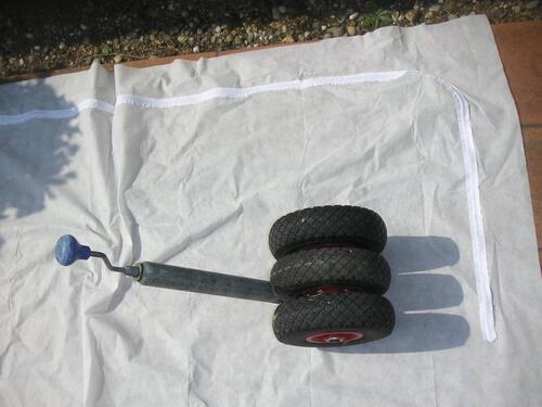 Foto - Bugrad für Anhänger Bootstrailer Wohnwagen