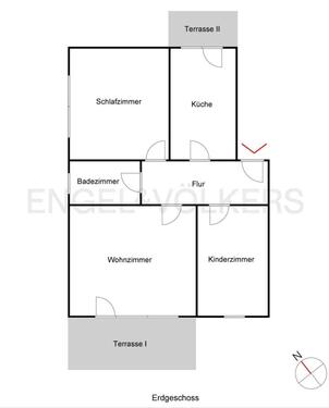Foto - 3 Zimmer Erdgeschoßwohnung in Oldenburg