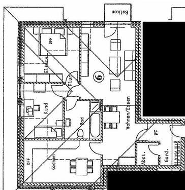 Foto - 3 Zimmer Etagenwohnung zur Miete in Lathen