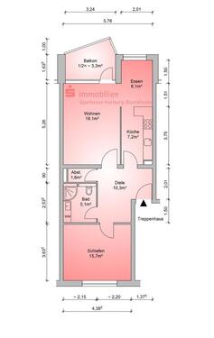 Foto - 2 Zimmer Etagenwohnung zur Miete in Buchholz in der Nordheide