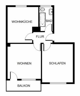 Foto - 2.5 Zimmer Erdgeschoßwohnung in Essen