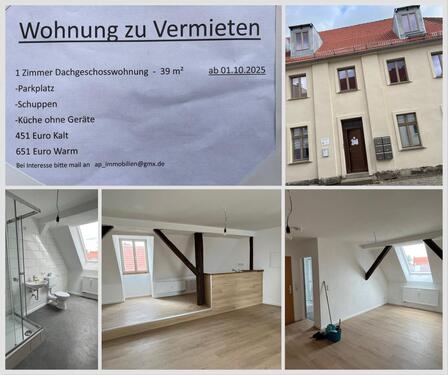 Foto - Mietwohnung 1 Zimmer, DG, Nauen