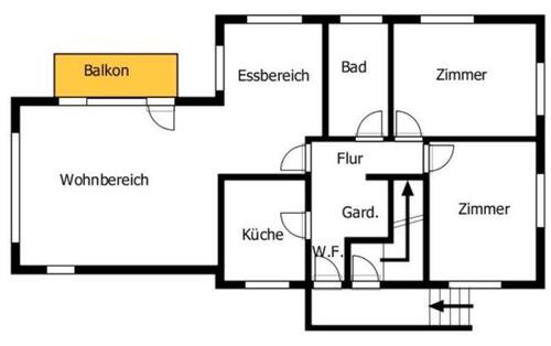 Foto - 3 Zimmer Erdgeschoßwohnung zur Miete in Lütjenburg