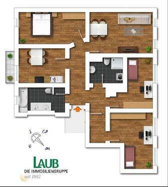Foto - ERSTBEZUG! 4 Räume im Lutherviertel Traumhafte Maisonette-Wohnung