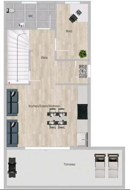 Foto - 3 Zimmer Maisonettenwohnung zur Miete in Deggendorf