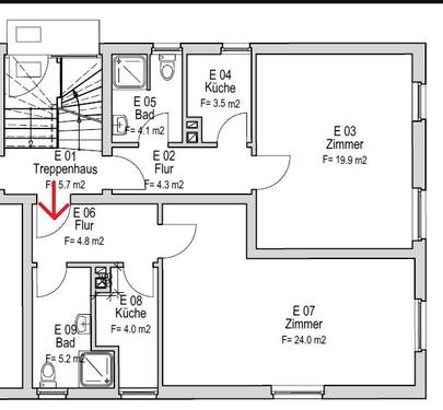 Foto - 1 Zimmer Erdgeschoßwohnung zur Miete in Oldenburg