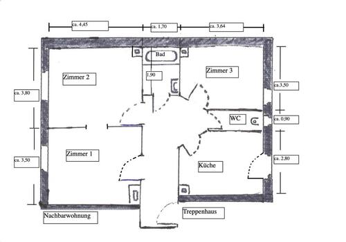 Foto - 3 Zimmer Etagenwohnung in Nürnberg