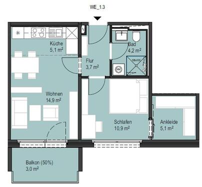 Foto - Etagenwohnung in Lugau/Erzgebirge zur Miete