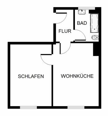 Foto - Demnächst frei! 2-Zimmer-Wohnung in Gelsenkirchen Hassel