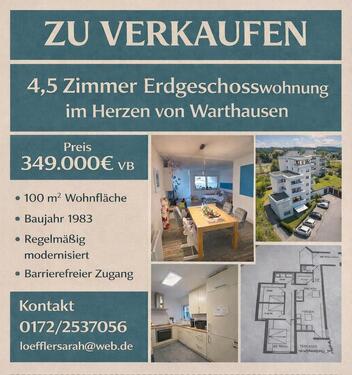 Foto - ◇ 4,5 Zimmer Erdgeschosswohnung im Herzen von Warthausen ◇