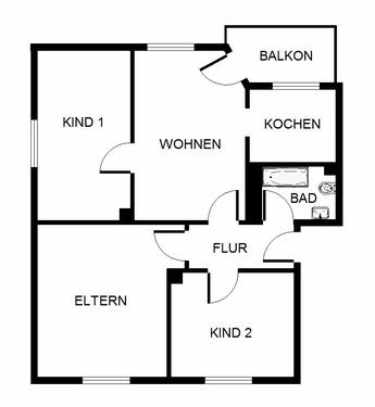 Foto - Demnächst frei! 3-Zimmer-Wohnung in Gelsenkirchen Hassel