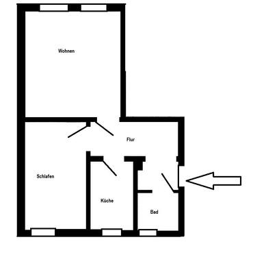 Foto - 2 Zimmer Etagenwohnung zur Miete in Kirchberg