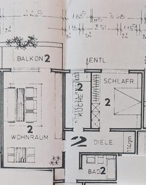Foto - 2 Zimmer Hochparterre zum Kaufen in Leverkusen