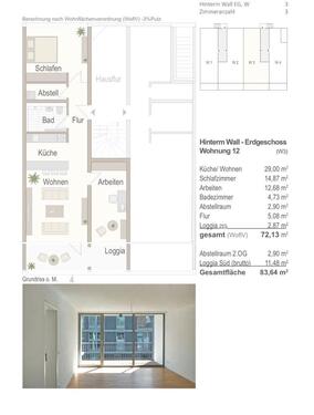 Foto - 3 Zimmer Wohnung Zentrale Lage mit Einbauküche