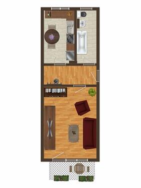 Foto - Etagenwohnung in Prenzlau zur Miete