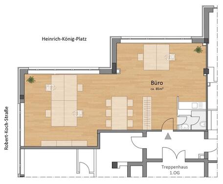 Foto - Kleines Büro im Medicalcenter GE-Altstadt (1.OG mit Aufzug)