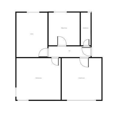 Foto - 2 Zimmer Erdgeschoßwohnung zur Miete in Braunschweig