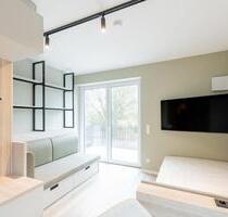 Möblierte 1-Zimmer-Wohnung mit Terrasse und Kochnische - Münster Münster-Südost