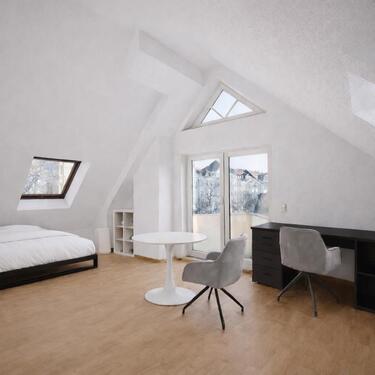 Foto - 1 Zimmer Dachgeschoßwohnung zur Miete in Leipzig