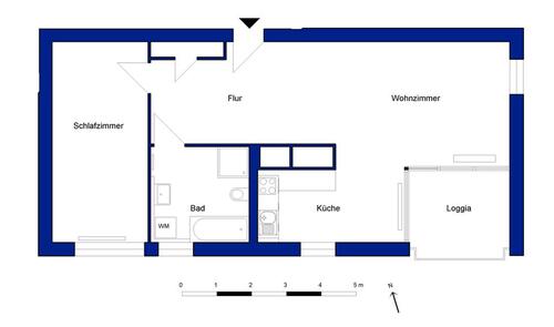 Foto - 2 Zimmer Etagenwohnung zur Miete in Wolfsburg