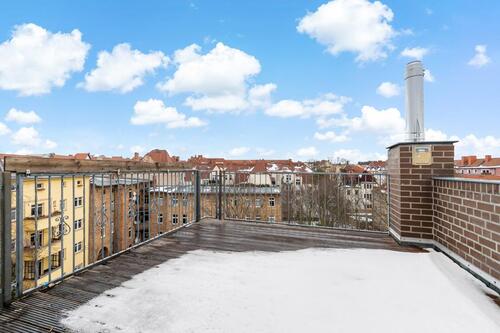 Foto - Aufgepasst! Attraktive 3-Raumwohnung mit Dachterrasse in der Reilstraße!