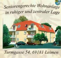 2 Zimmer Wohnung Seniorenwohnanlage Leimen Zentral
