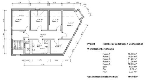Foto - 4-Zimmer Dachgeschosswohnung in Niemberg