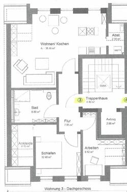 Foto - 3 Zimmer Etagenwohnung zur Miete in Wildeshausen