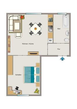 Foto - 2.5 Zimmer Etagenwohnung zur Miete in Bochum