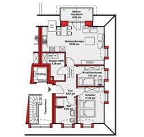Stilvolle seniorengerechte 3-Zimmer-DG-Wohnung mitten in Varel