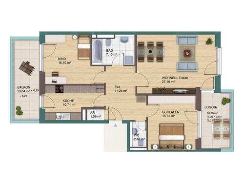 Foto - Etagenwohnung zum Kaufen in Ludwigshafen am Rhein