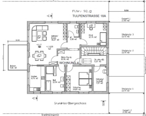 Foto - Etagenwohnung in Wackersdorf