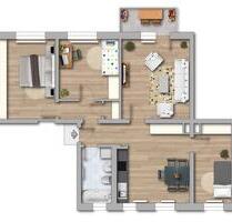 Großzügige 4-RW mit Balkon – ideal für Familien, komplett saniert - Merseburg