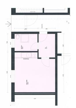 Foto - Wohnung 27 qm - 255,00 EUR Kaltmiete, ca.  27,00 m²