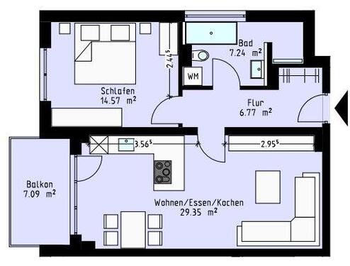 Foto - Elegante und exzellente Neubau-Wohnung