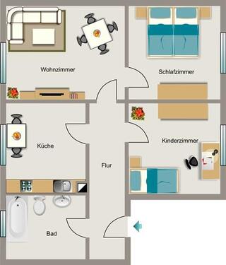Foto - 3.5 Zimmer Etagenwohnung zur Miete in Marl