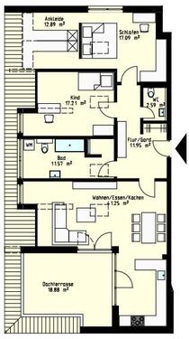 Foto - Etagenwohnung zur Miete in Gera