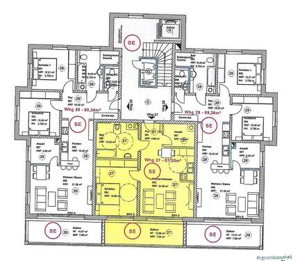 Foto - 2 Zimmer Etagenwohnung zur Miete in Rostock