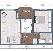 Wohnung in Bielefeld Theesen - 650,00&nbsp;EUR Kaltmiete, ca.&nbsp; 64,00&nbsp;m&sup2; in Enger (PLZ: 32130)