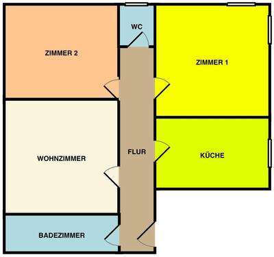 Foto - Etagenwohnung zur Miete in Hof