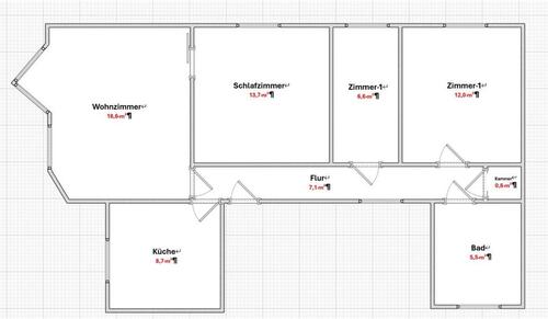 Foto - 4 Zimmer Etagenwohnung zur Miete in Fraureuth