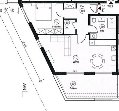 Foto - 2 Zimmer Etagenwohnung zur Miete in Trier