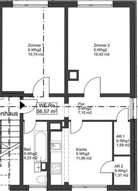 Foto - 2Raumwohnung mit Garten zwischen Neubrandenburg und Stavenhagen