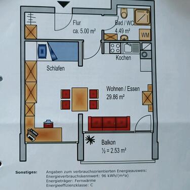 Foto - 2 Zimmer Etagenwohnung zum Kaufen in Kempten (Allgäu)